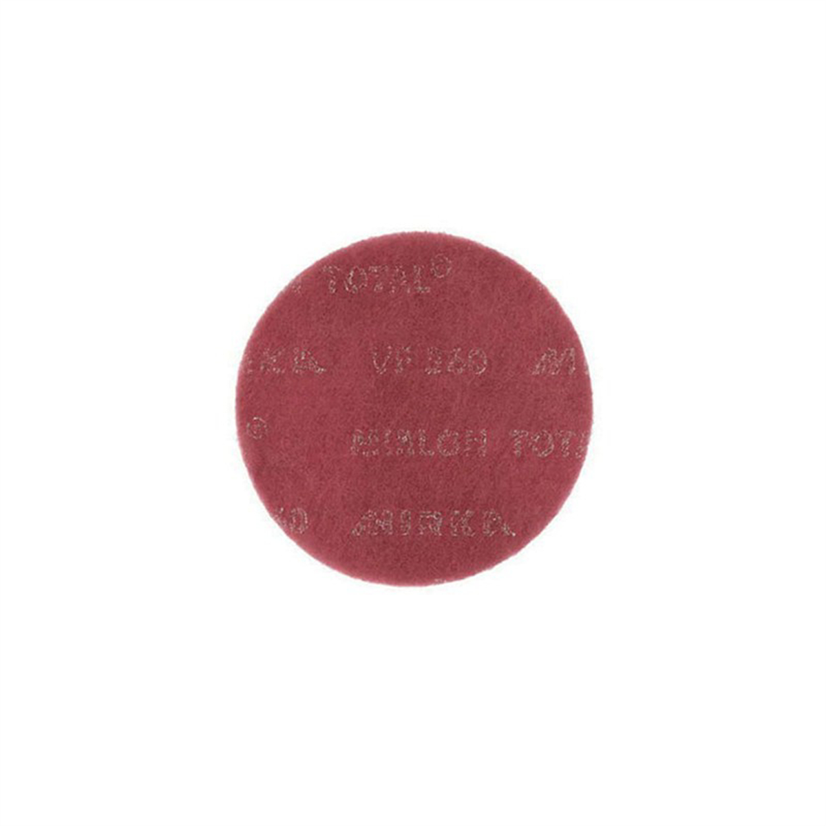 Mirka Abrasives MRK18241360 6 in. Dia. Mirlon Total Plain Attachment Sanding Pad - Red - 360 Grit - Very Fine Grade