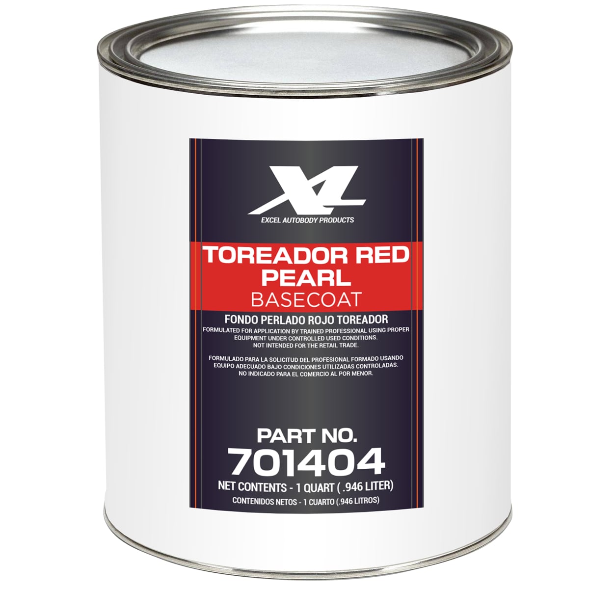 XLB701404 B-C qt. Base Coat - Toreador Red