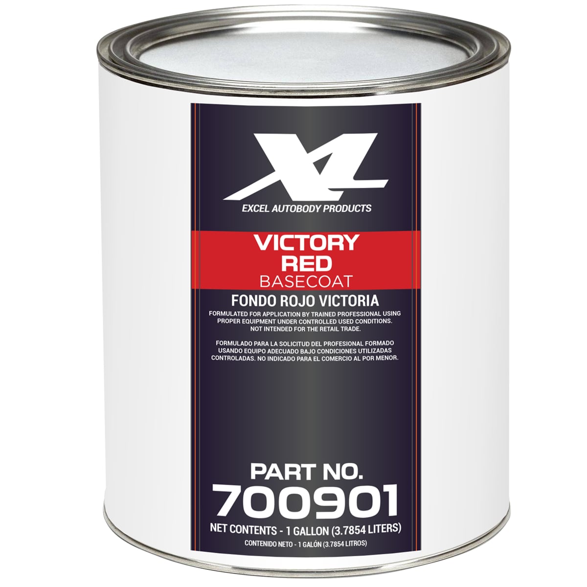 XLB700901 Victory Red Basecoat Paint, 1 gal