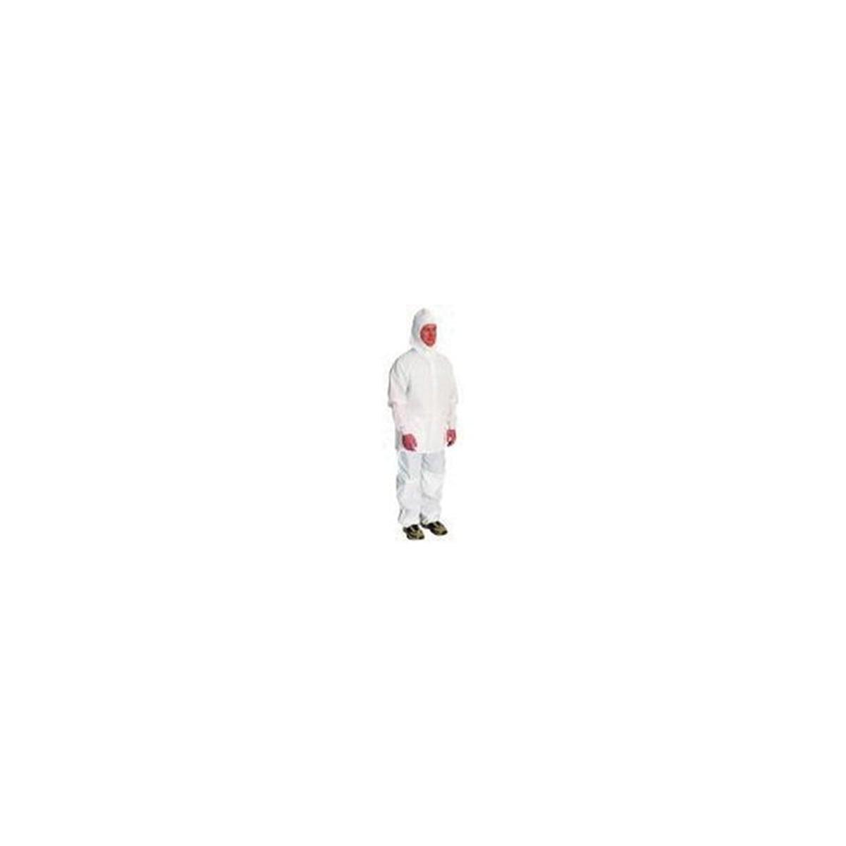 CSR2590 Breathable Painter Protection Jacket - 2XL - White & Blue - Nylon