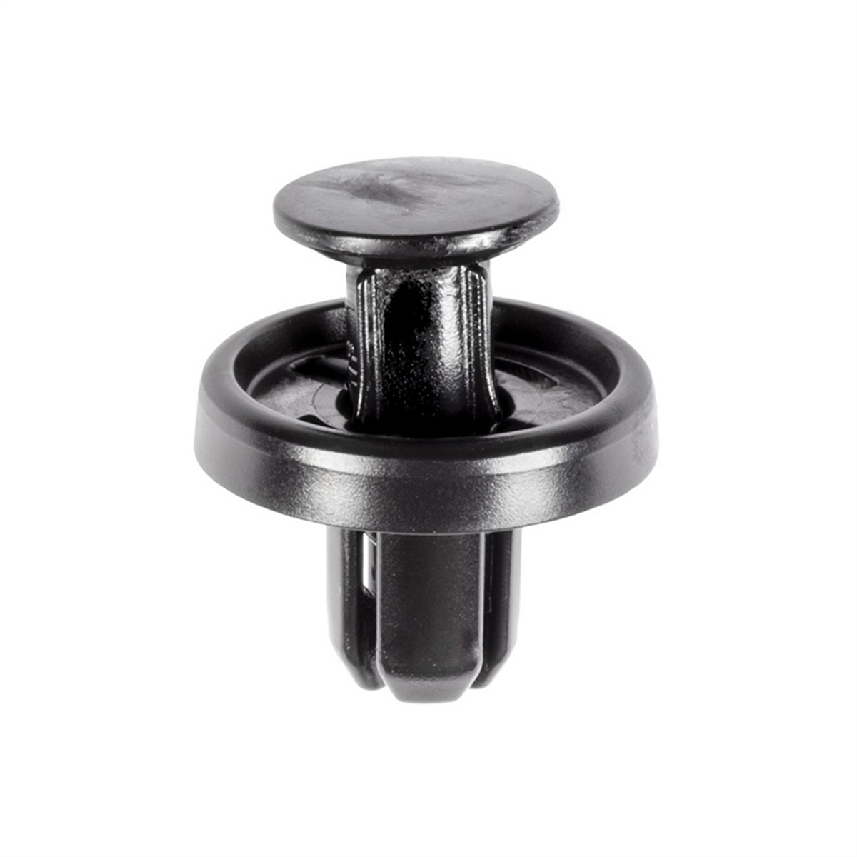 AVC22181 18 mm Dia. Head x 10 mm Stem x 8 mm Hole Push-Type Hood & Quarter Panel Retainer, Nylon - Black