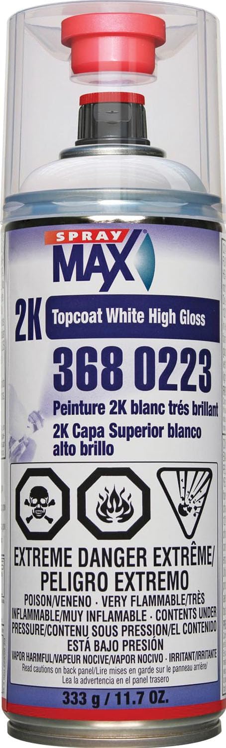 SMX3680223 12.24 oz 2K DTM Topcoat - High Gloss White - Liquid