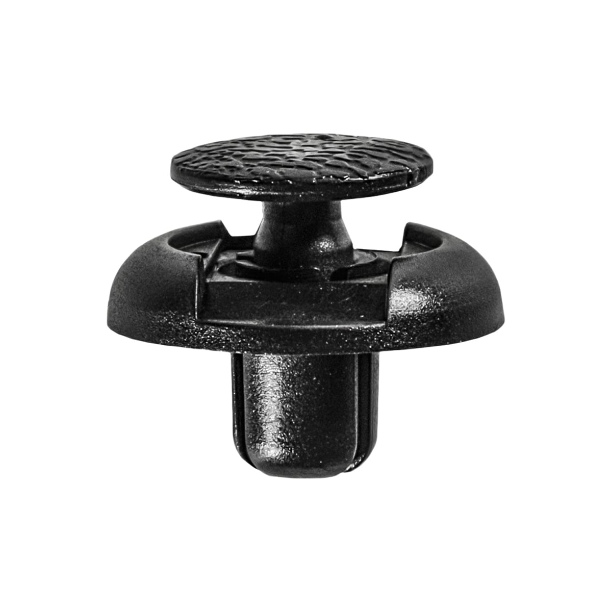 AVCAP20335 18 x 7 x 7 mm Push-Type Retainers, Black - Nylon