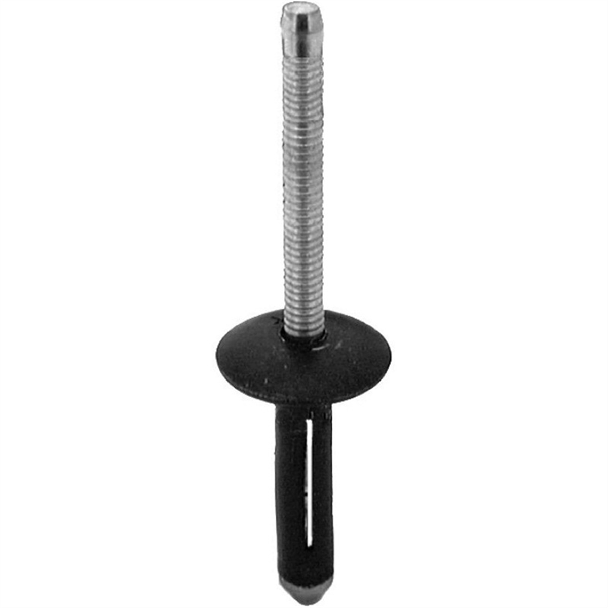 AVC17639 Split-Type Rivet - 0.25 in. Dia. x 0.18 To 0.375 in. Grip Range - Aluminum - Black