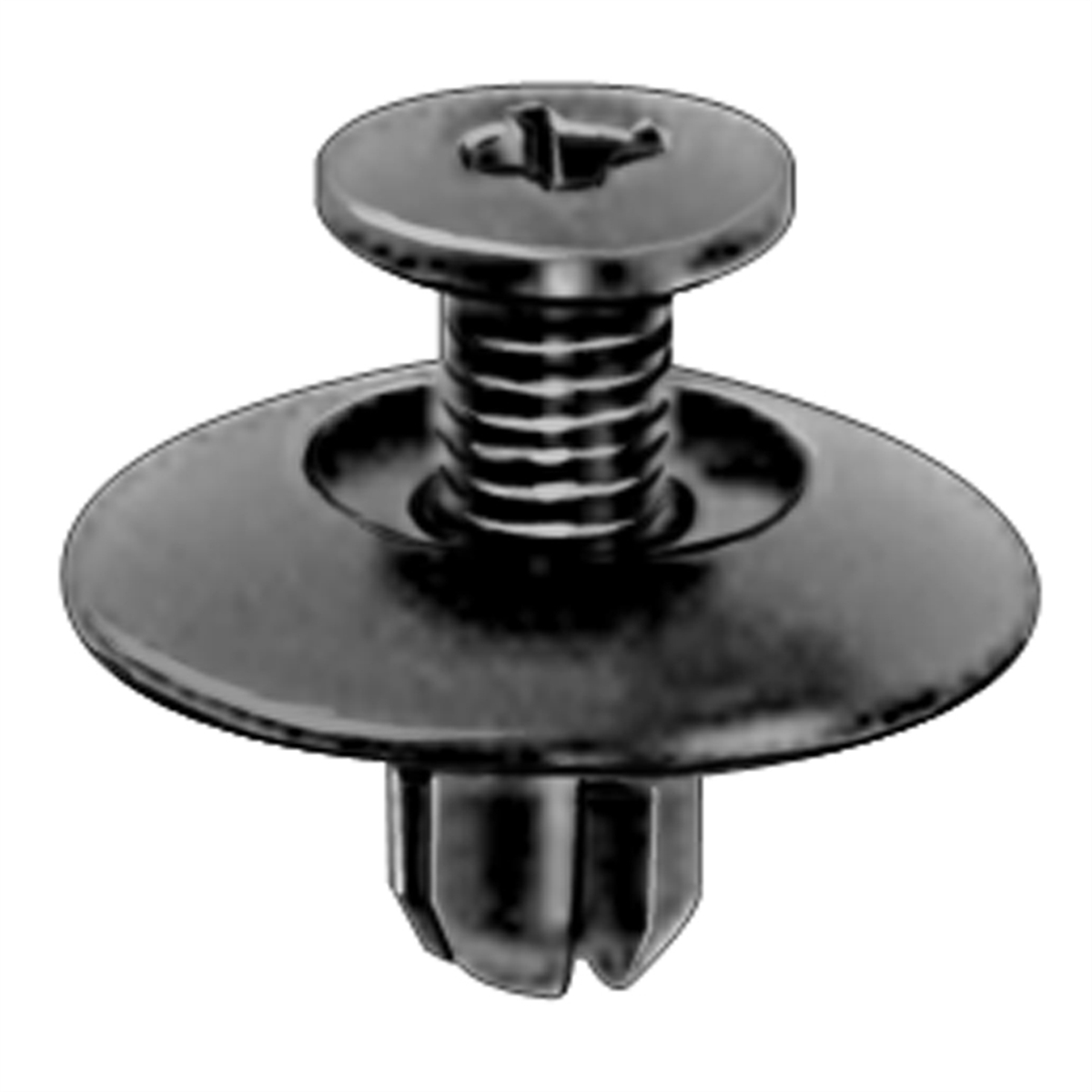 Toyota Push-Type Retainer 20mm Head Diameter 9mm Stem Length, 10PK
