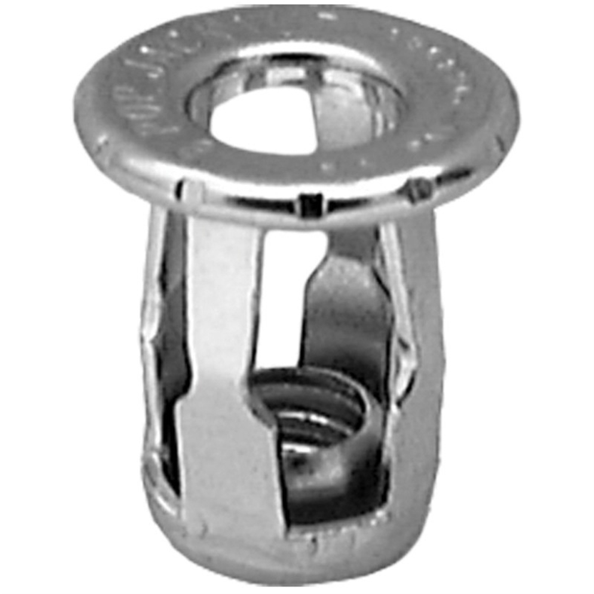 Jack Nut - Zinc Coated - 0.25 in. Bolt Size - Durable 1010 Steel