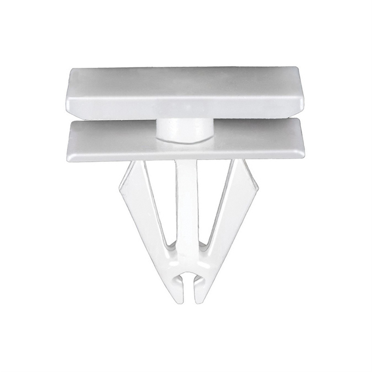 AVC22099 Wheel Opening & Rocker Molding Clip - 12 x 20 mm Top & Bottom Head - Nylon - White