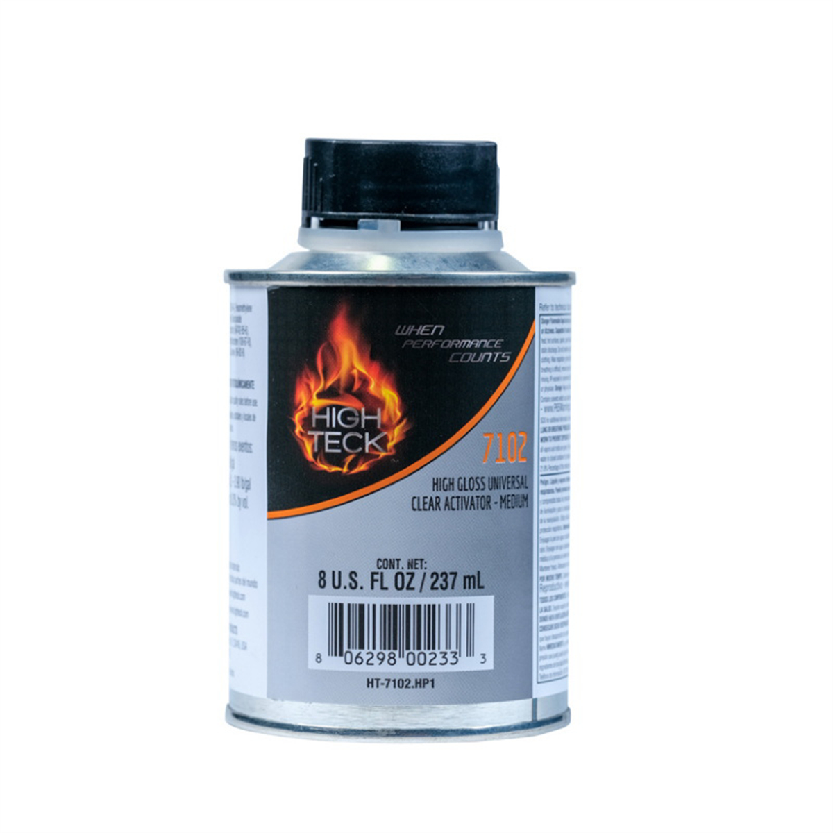 HIT7102-16 0.5 Point Medium Liquid Activator, High Gloss Universal Urethane Clear