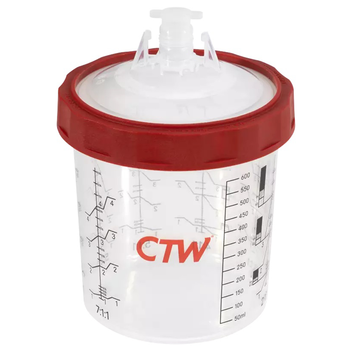 CS125-400 13.5 oz Premium Disposable Spray Cup Paint System