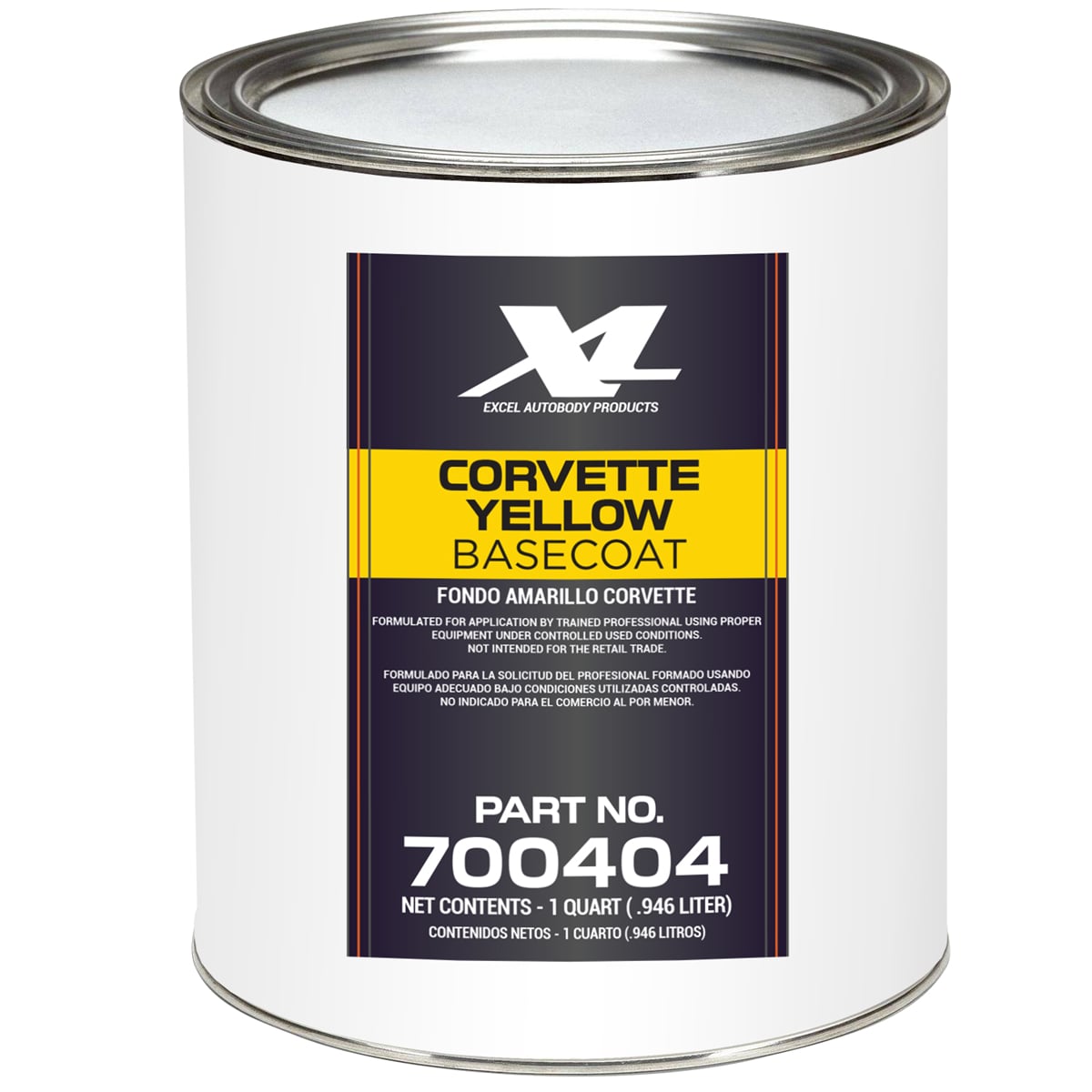 XLB700404 B-C qt. Base Coat - Corvette Yellow