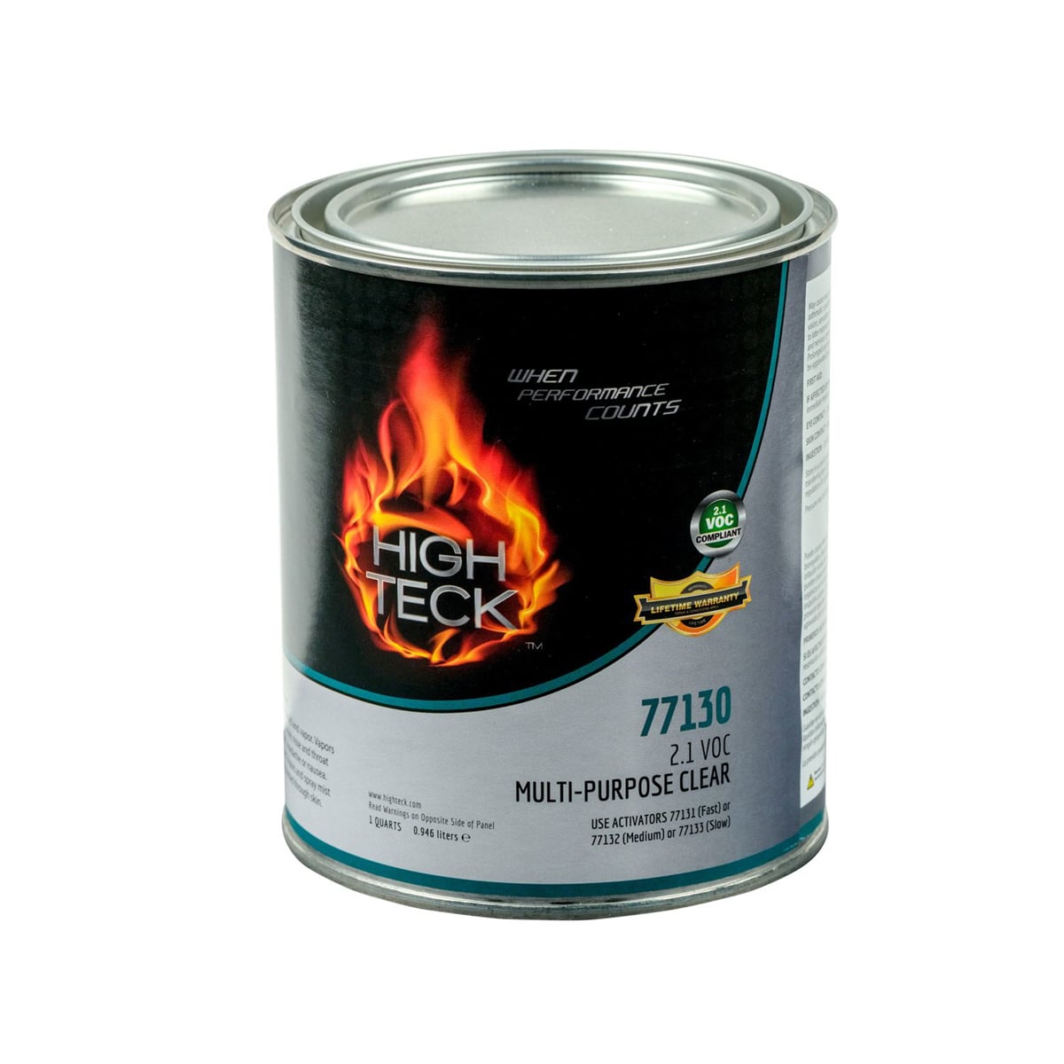 Multi-Purpose Clearcoat - Clear - 1 Quart - 4:1 Mixing Ratio