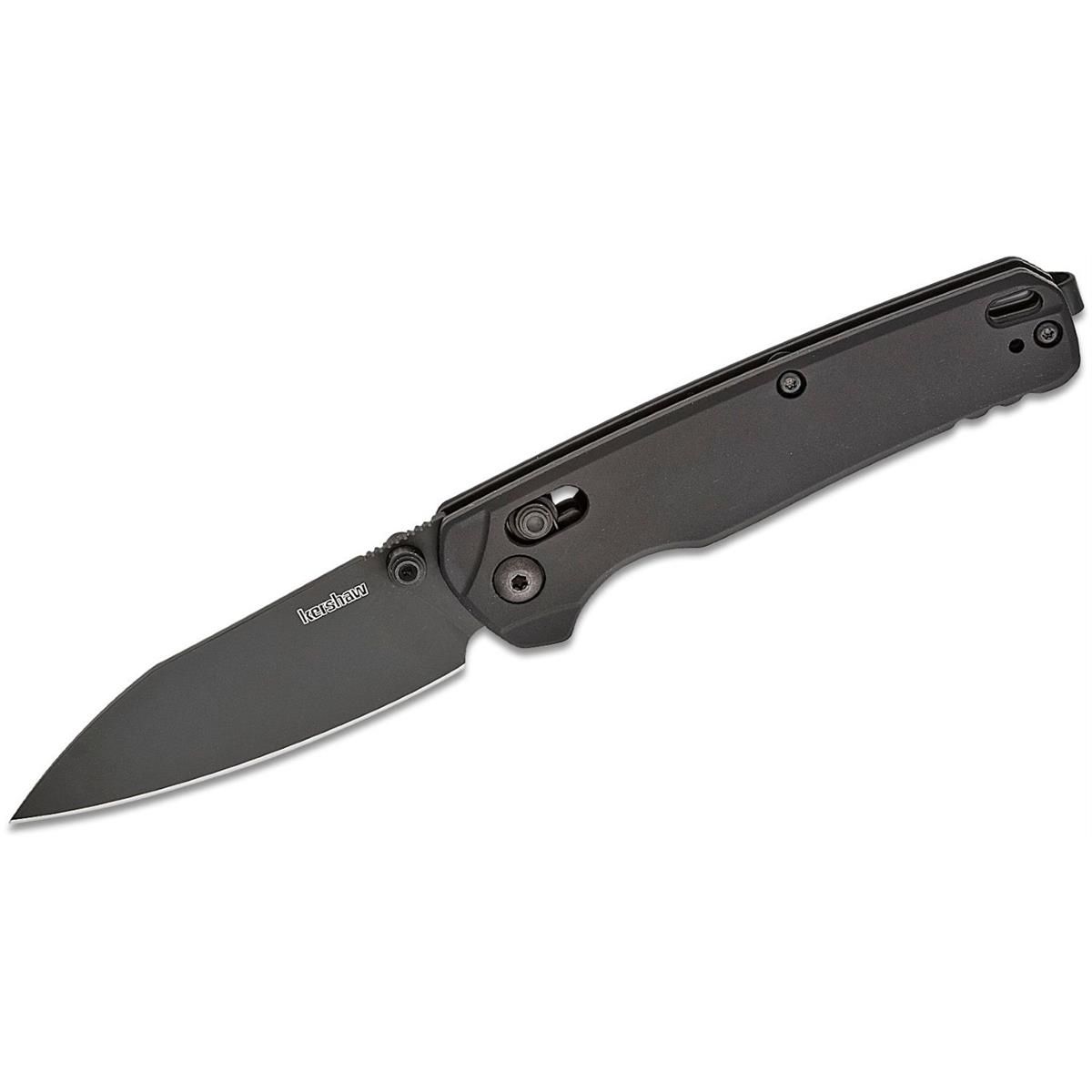 KER6105BLK Bel Air Manual Open DuraLock MagnaCut Reverse Tanto Blade EDC Folding Pocket Knife, Black