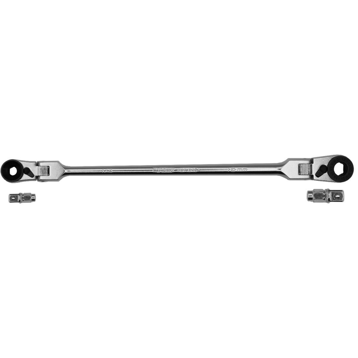 VIMHBR1046A 0.25 in. & 10 mm Hex Dual Indexing Flex Head Bit Ratchet