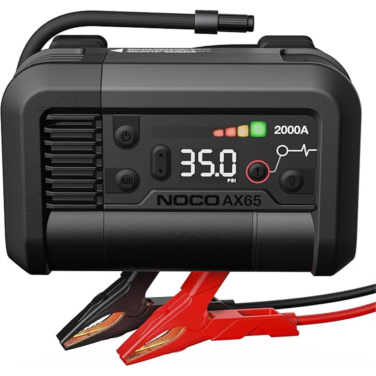 Noco 35 Psi Lithium-Powered Portable Air Compressor with Jump Starter - AX65