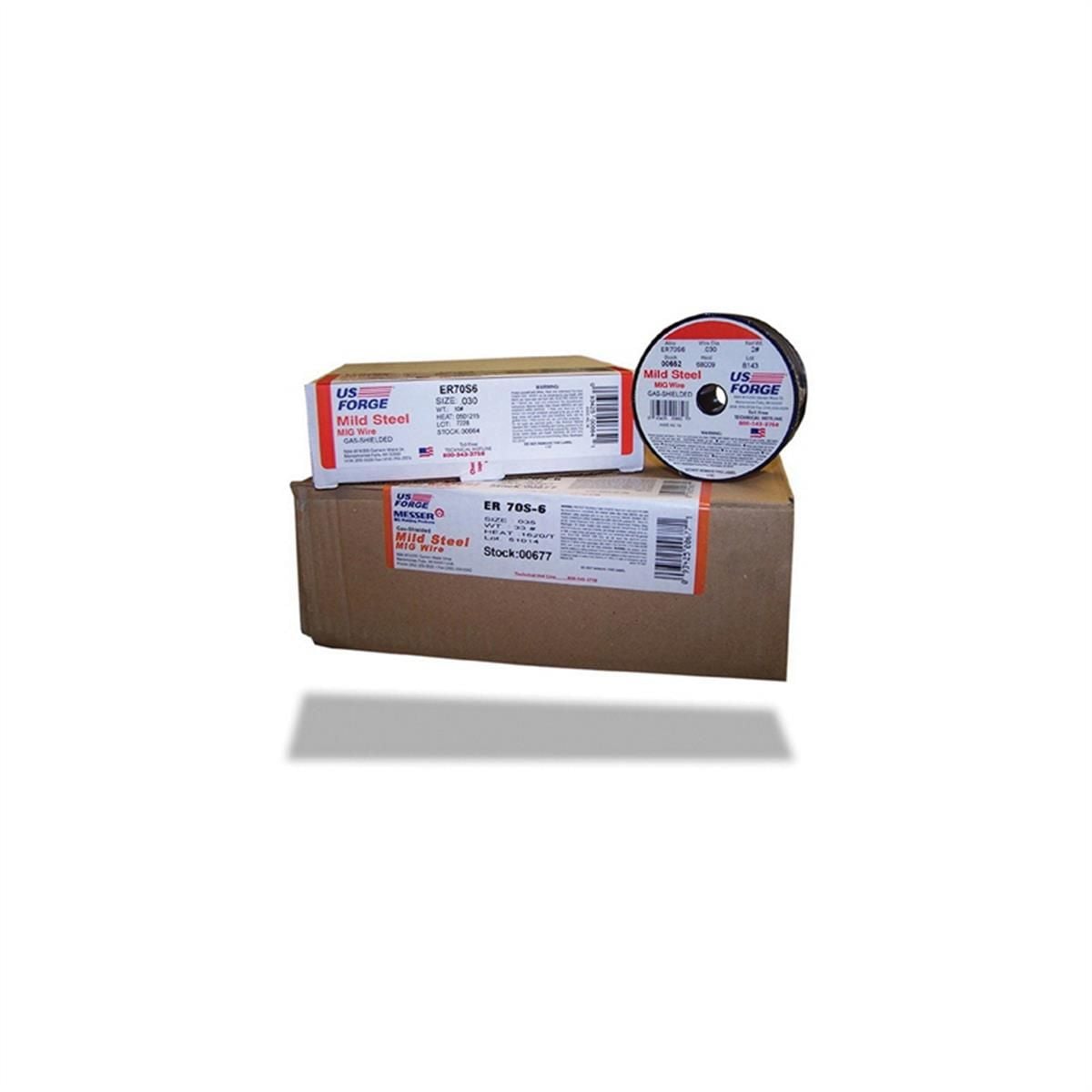 UFI00664 0.03 in. Dia. 70S-6 Solid Mild Steel Wire - 10 lbs