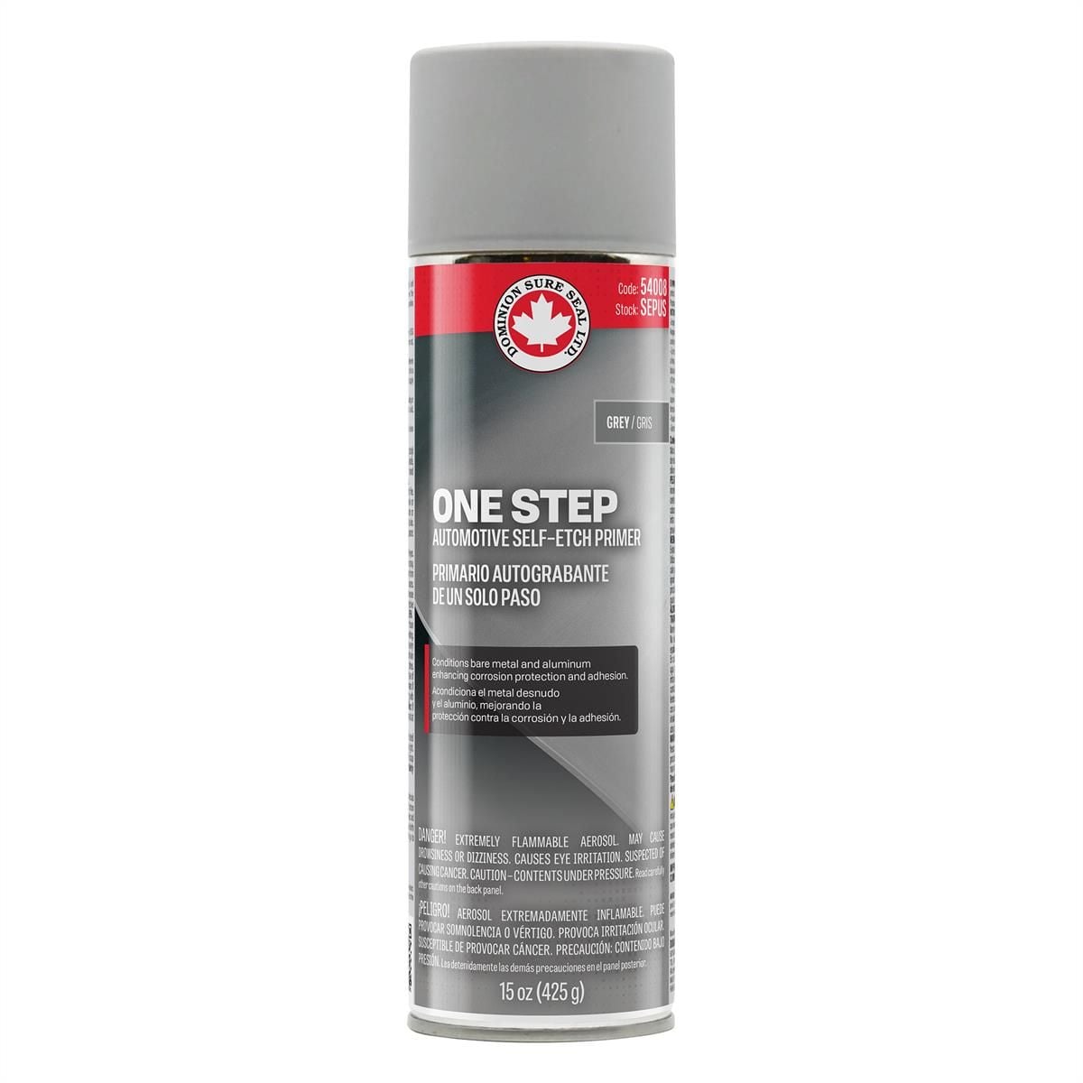 DOMSEPUS One Step Self-Etching Primer Aerosol, Gray