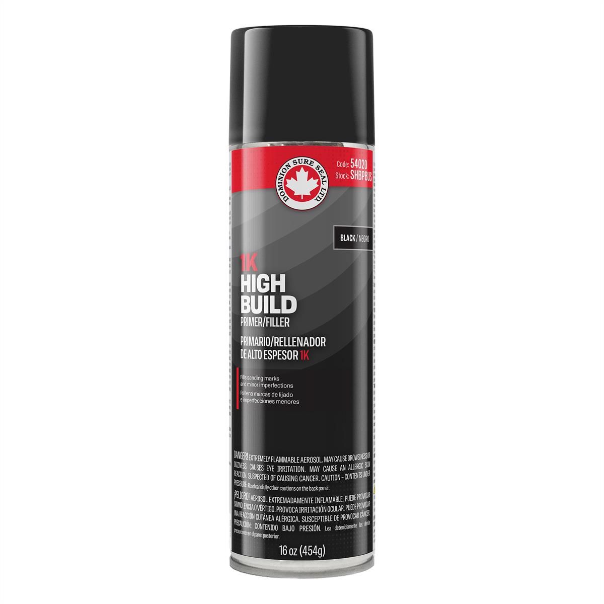 DOMSHBPBUS 1K High Build Primer Filler, Black