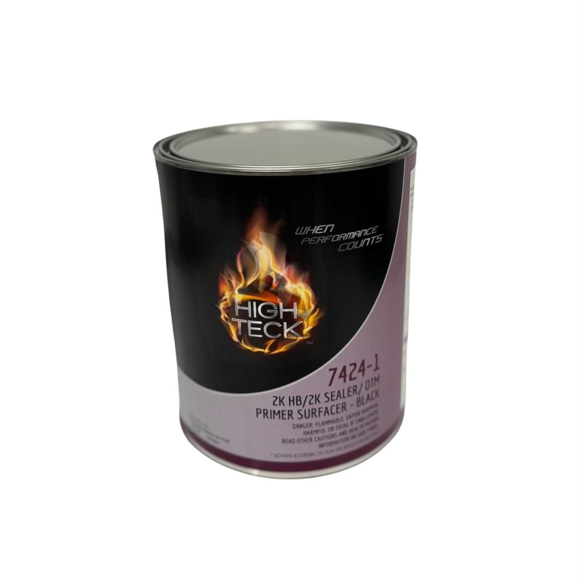 Picture of High Teck Products HIT7424-1 2K High Build DTM Primer Sealer, Black