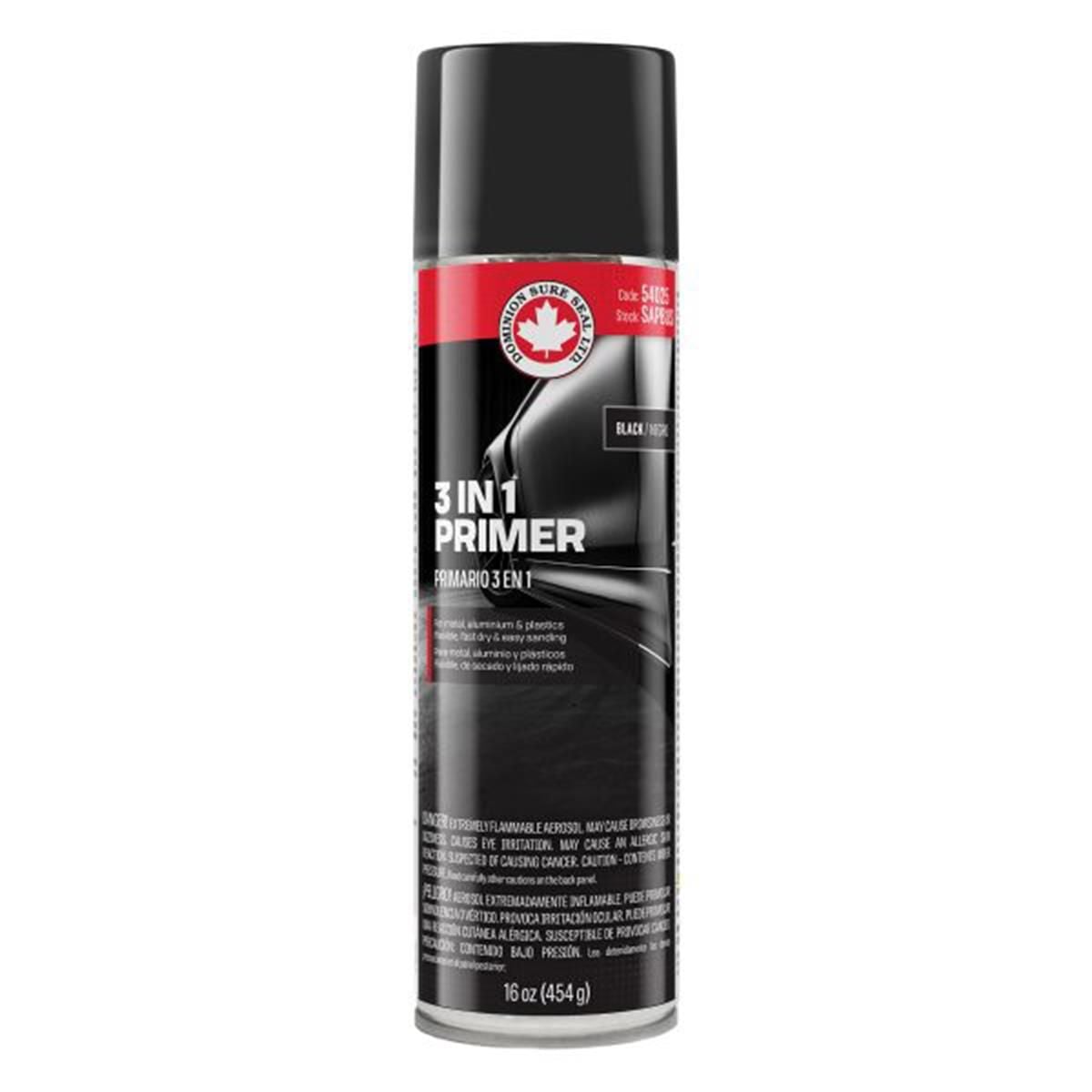 DOMSAPBUS 3-in-1 Black Primer Aerosol