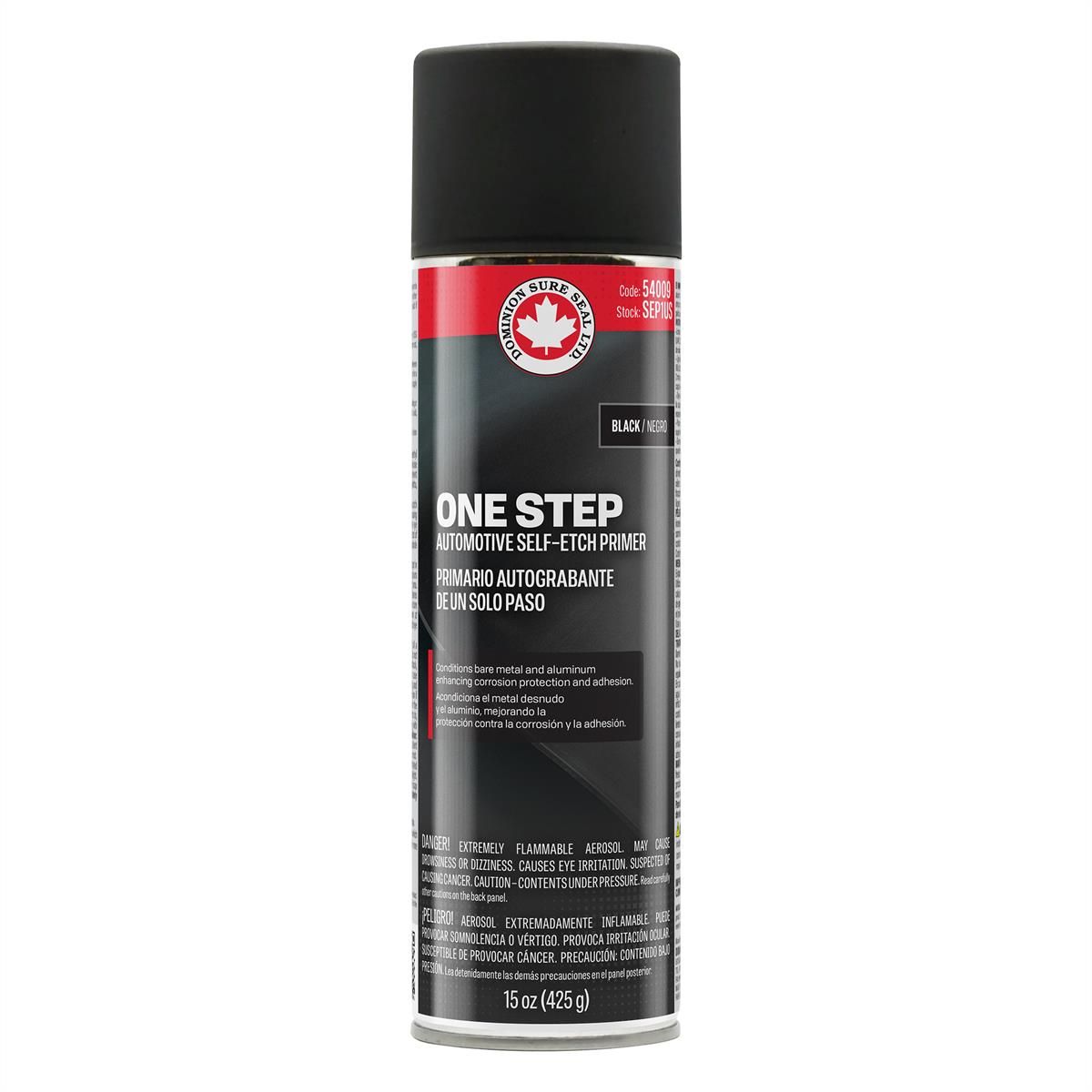 DOMSEP1US One Step Self-Etching Primer, Black