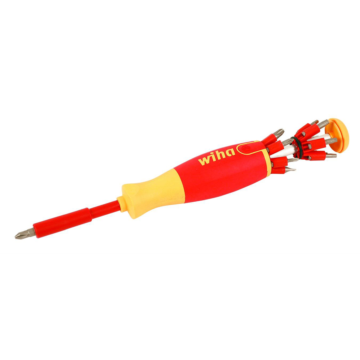 WIHA Tools WIH38051 14 Piece Insulated Pop-Up Bit Holder Set - Slotted - Phillips - Square, Torx