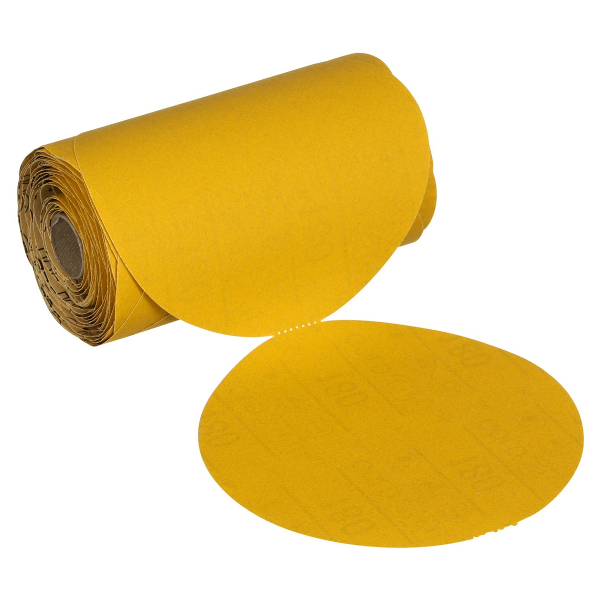 MMM09305 5 in. Stikit Gold Abrasive Disc Roll, 220 Grit, No Hole