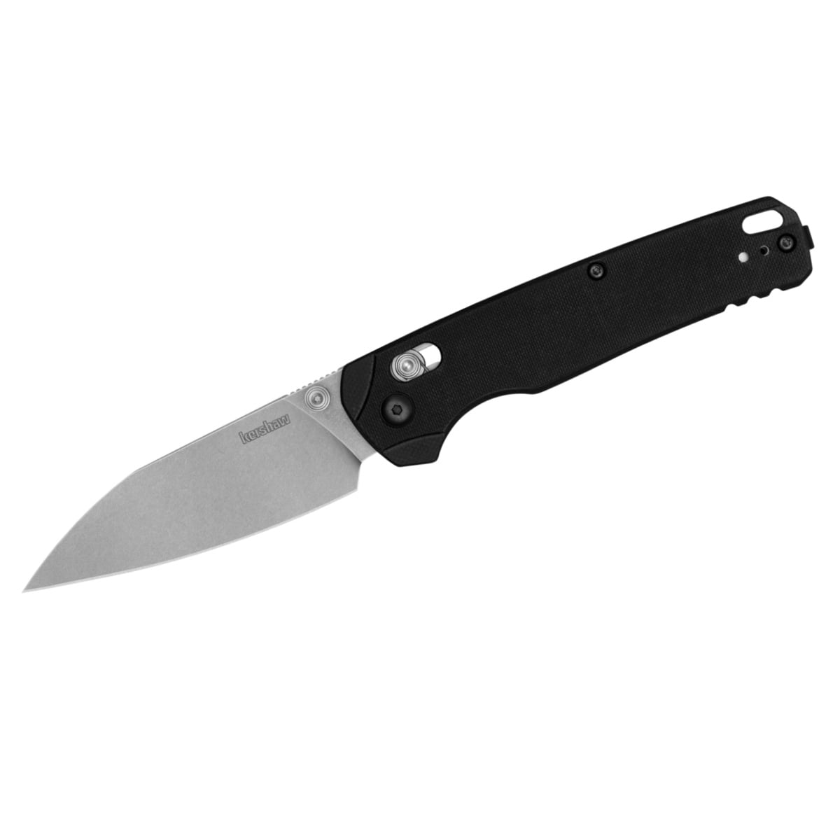 KER6110 Bel Air Manual Folding Pocket Knife with MagnaCut Blade & G10 Handle, Black - Extra Large