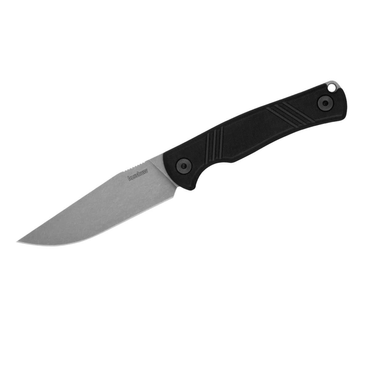KER1089 Pack Mule Fixed Blade Clip Point Field Knife with G10 Handle & Kydex Sheath - Black