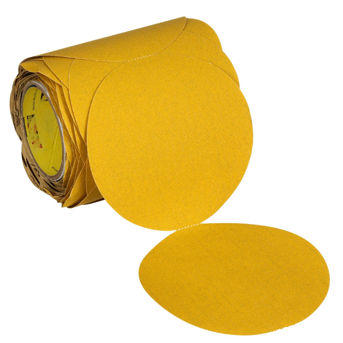 MMM09312 6 in. Stikit Gold Abrasive Disc Roll, 120 Grit, No Hole