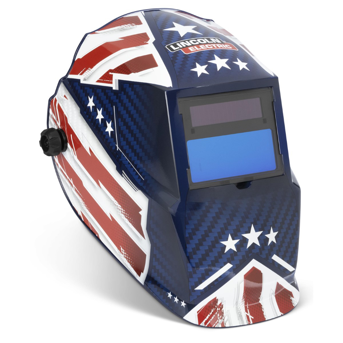 LEWK5617-2 Auto-Darkening Welding Helmet with Variable Shade Lens, No. 9-13, 1.73 x 3.82 in. Viewing Area, Patriot Welding Helmet