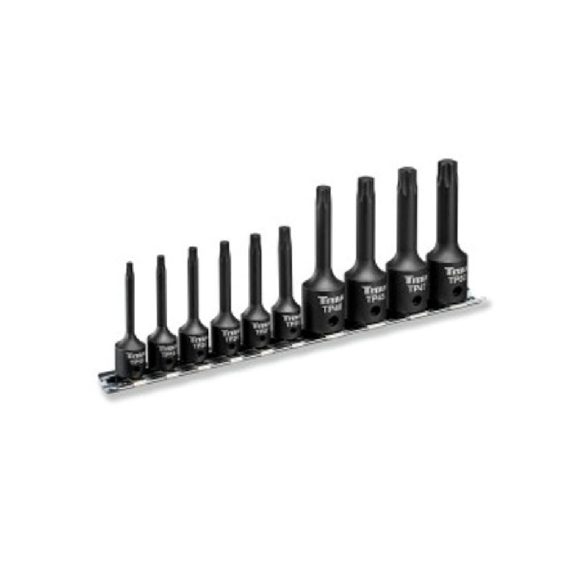 TIT49008 Impact Torx Plus Bit Socket Set, Powder Coated - 10 Piece