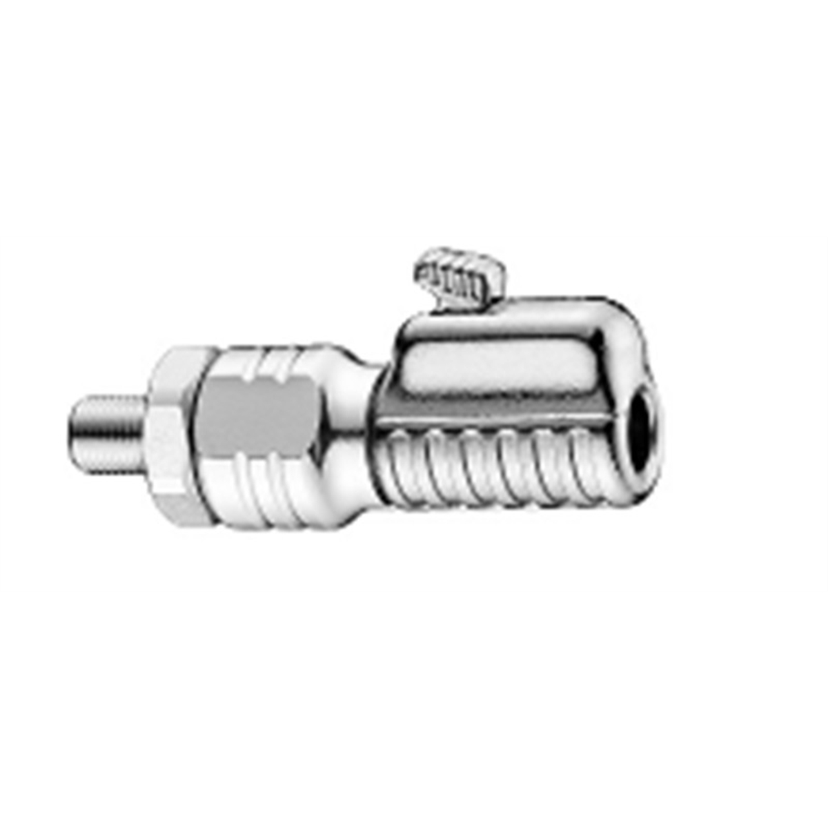 Ken-Tool KEN25010 Auto Straight Air Chuck with Schrader Adapter