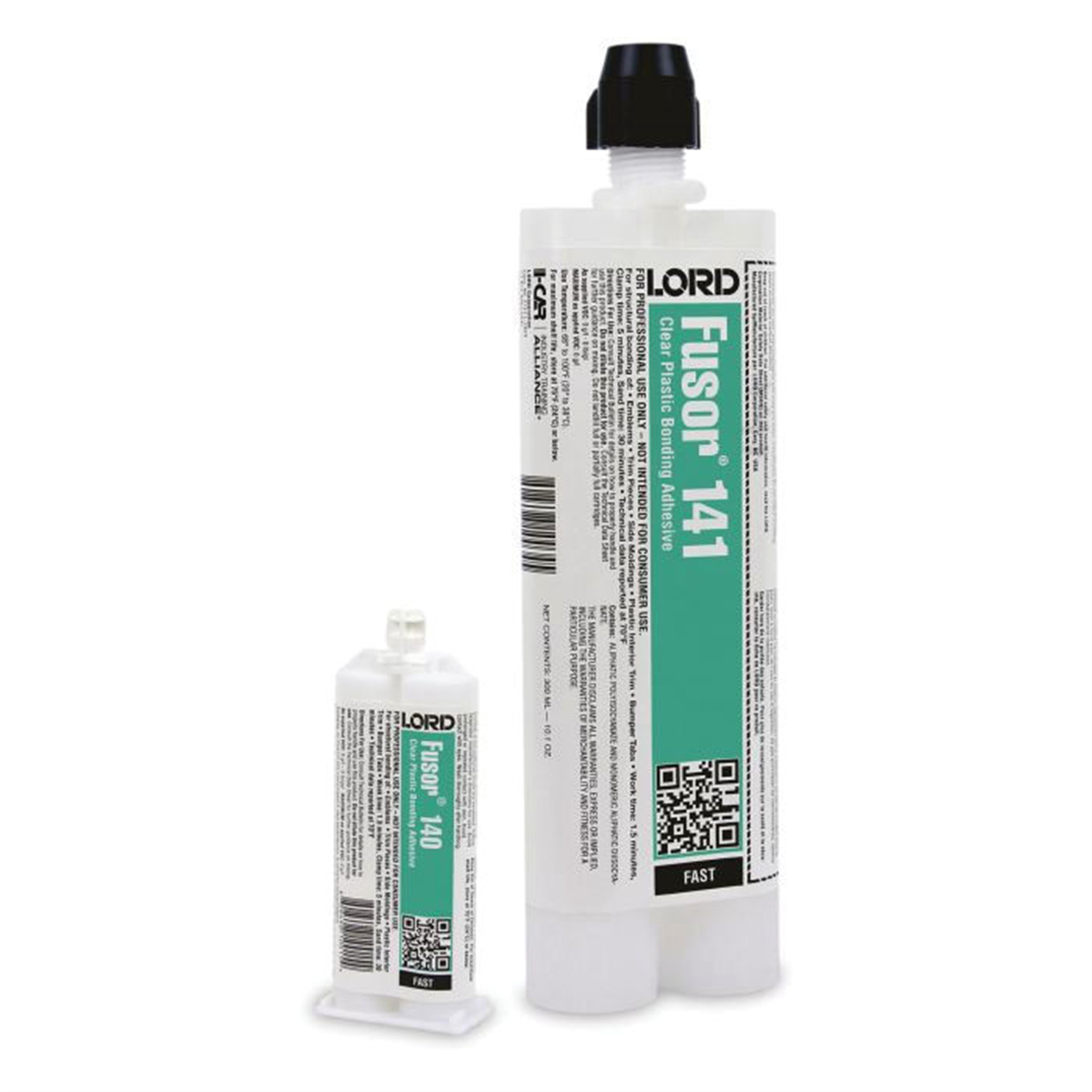 FUS140 140 Fast Sandable Bonding Adhesive - 1.7 oz Cartridge & 2K, 30 min Cure at 70 deg F, Clear