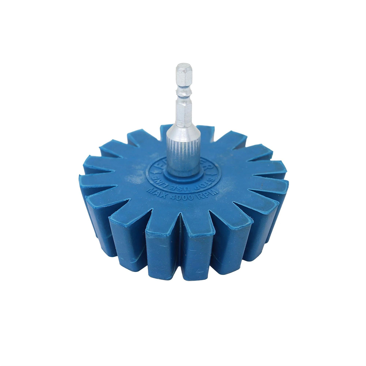 CTA8063 Conical Gear Eraser Wheel with Quick-Connect Arbor Adapter