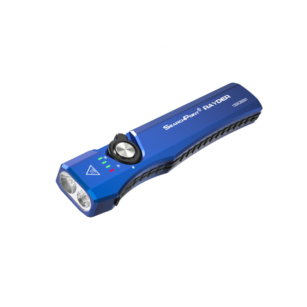 MXN04051 SearchPoint RAYDER 800 Lumen Rechargeable Mini Handheld Flashlight, Blue