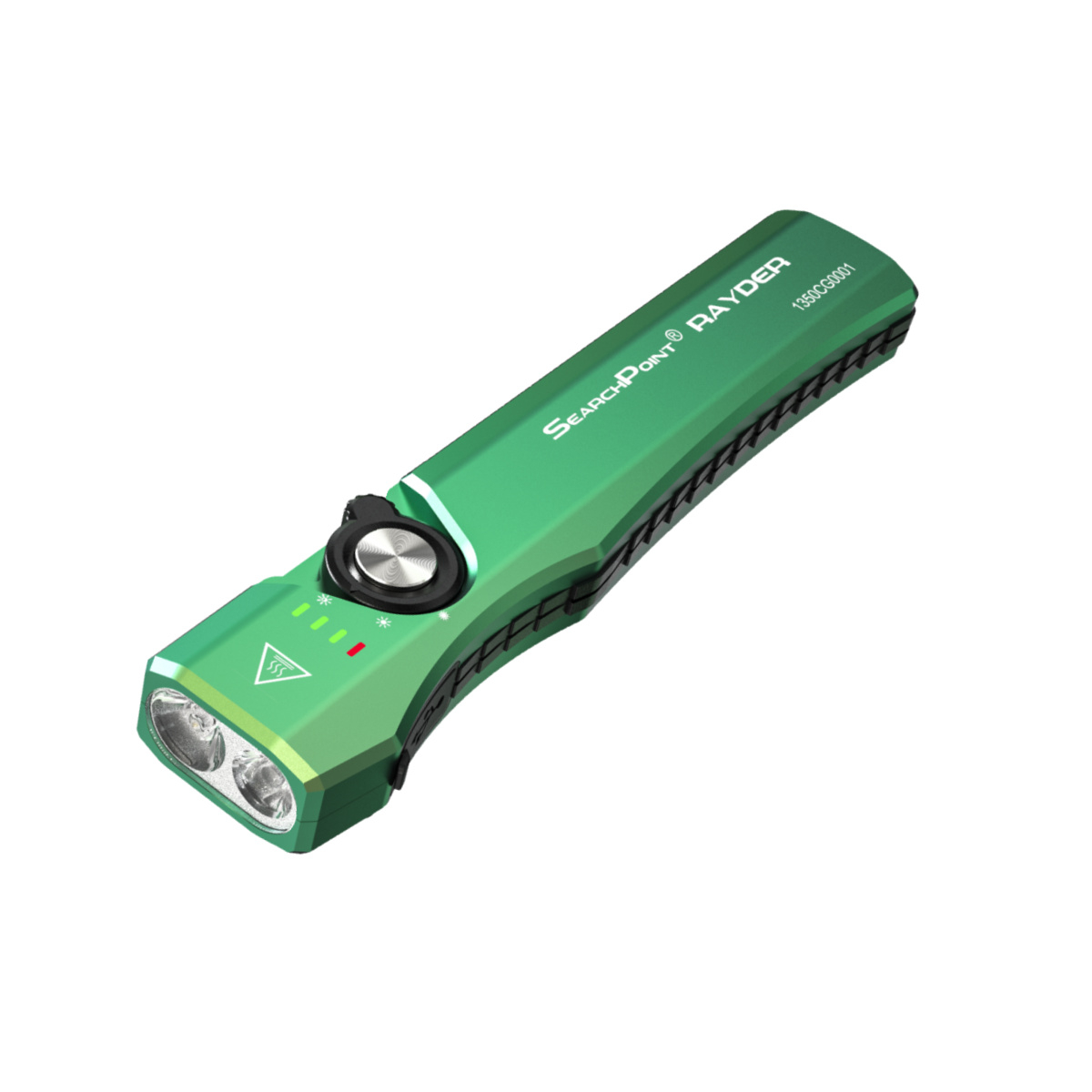 MXN04050 SearchPoint RAYDER 800 Lumen Rechargeable Mini Handheld Flashlight, Green
