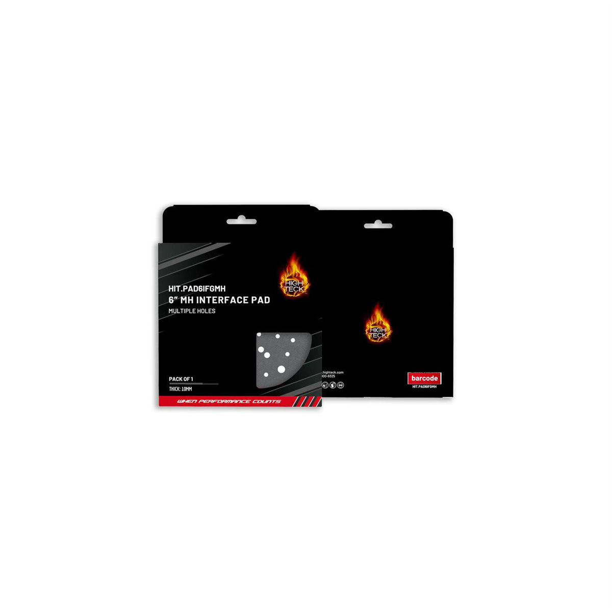 HITPAD6IFGMH 6in. Multiple Hole Interface Pad - 0.4 in. Thickness