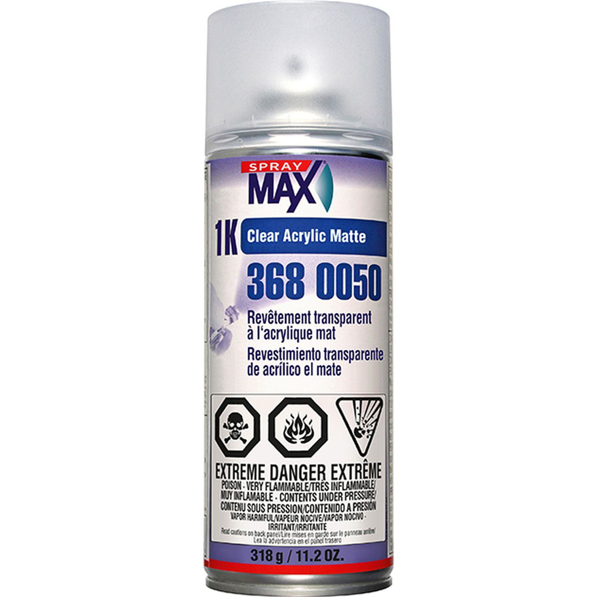 SMX3680050 1K Clear Acrylic Matte Finish Aerosol