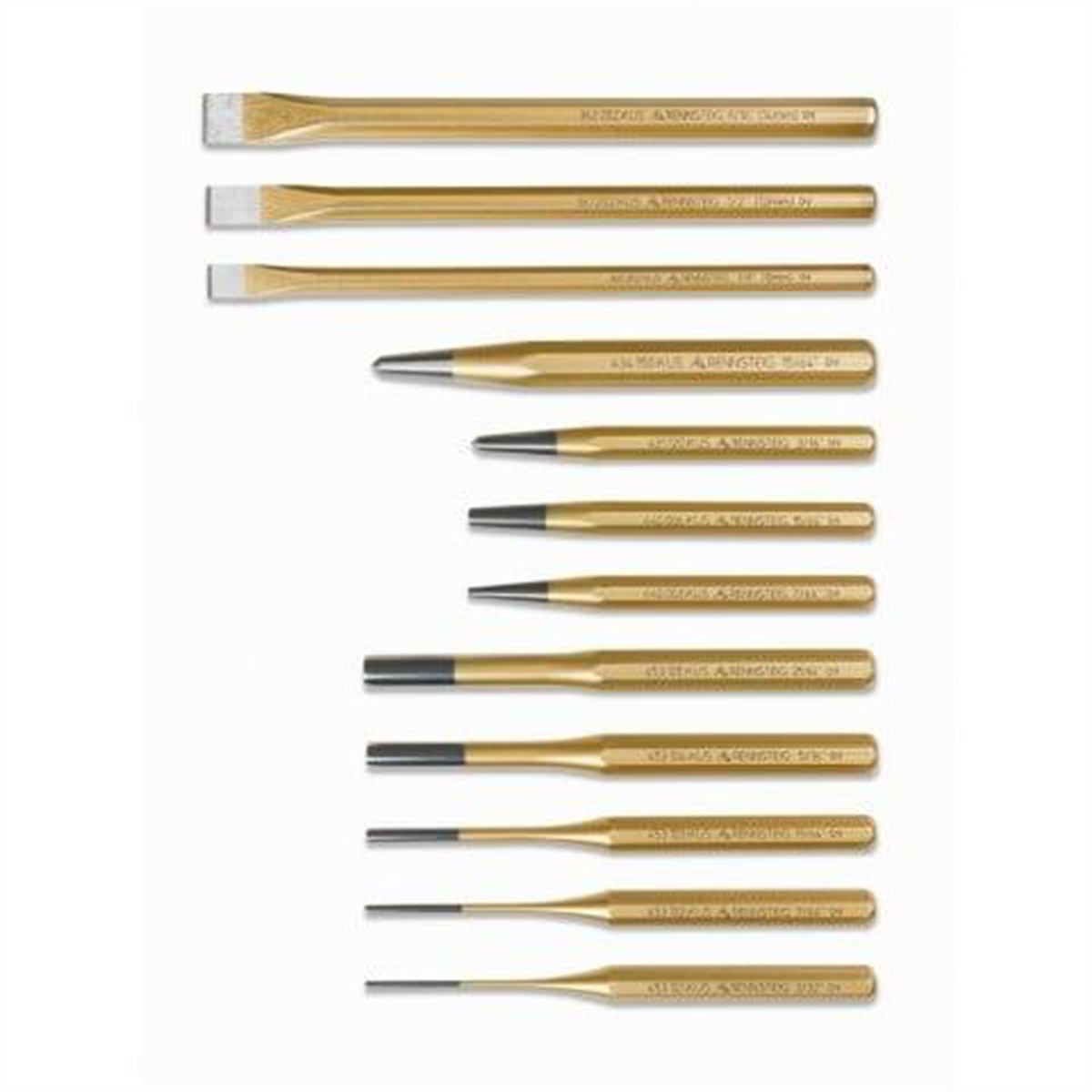 KNP9R400012 Punch & Chisel Set - 12 Piece
