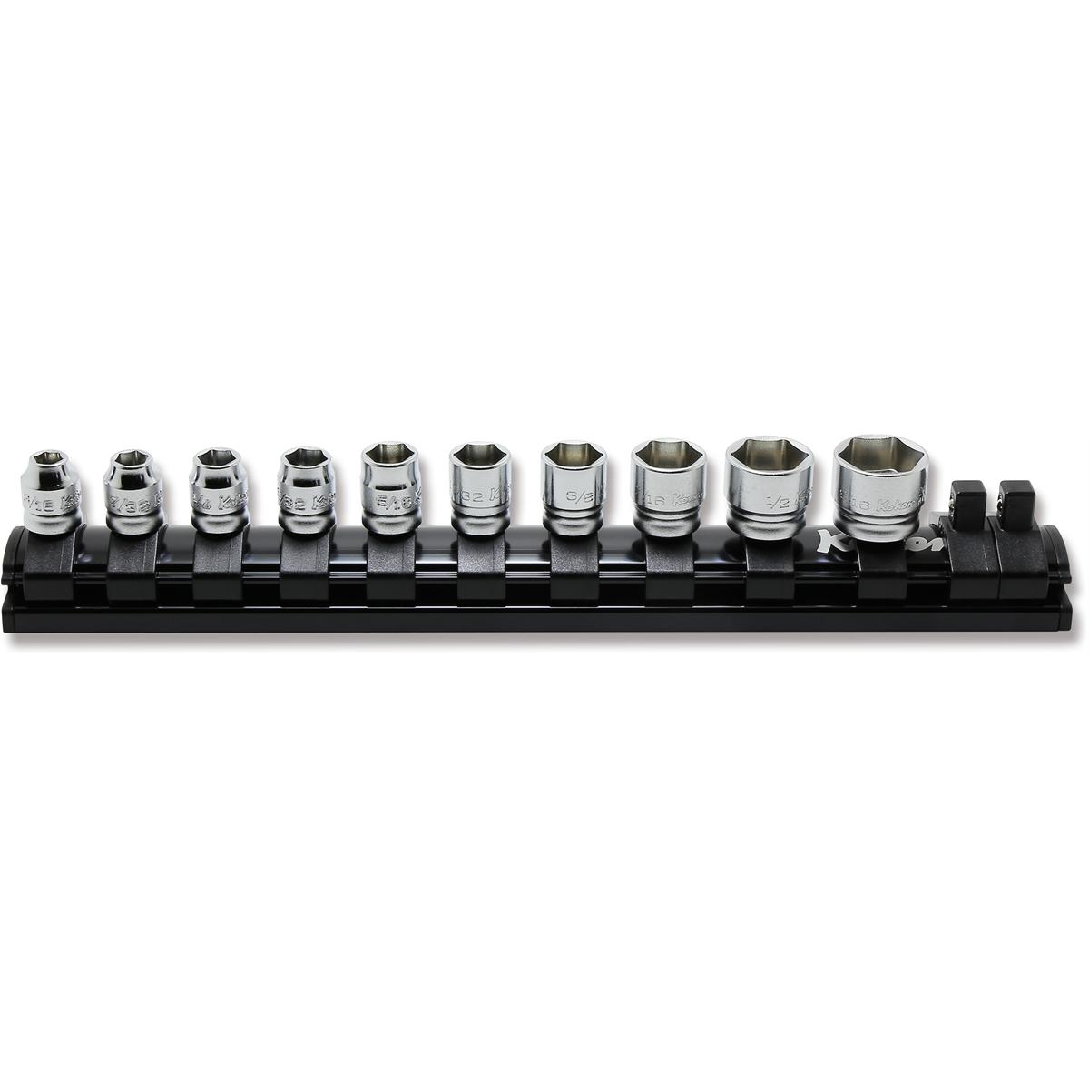 KKNRS2400AZ-10 0.25 in. Square Drive 6-Point SAE Z-Series Socket Set - 10 Piece