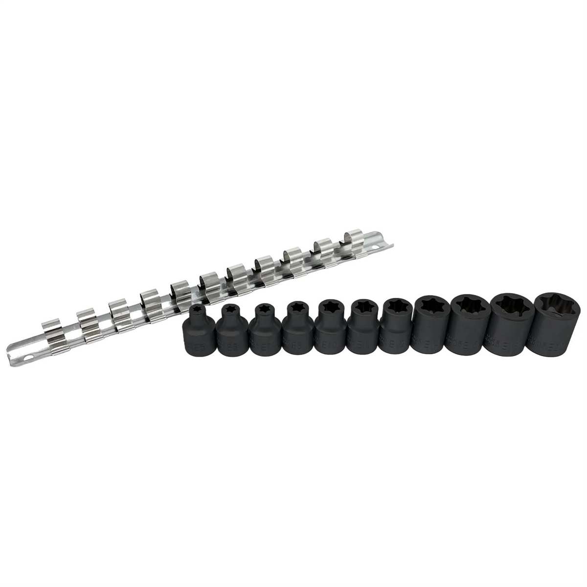 CTA9598 10 Piece Flat-Cut EP Star Plus Socket Set