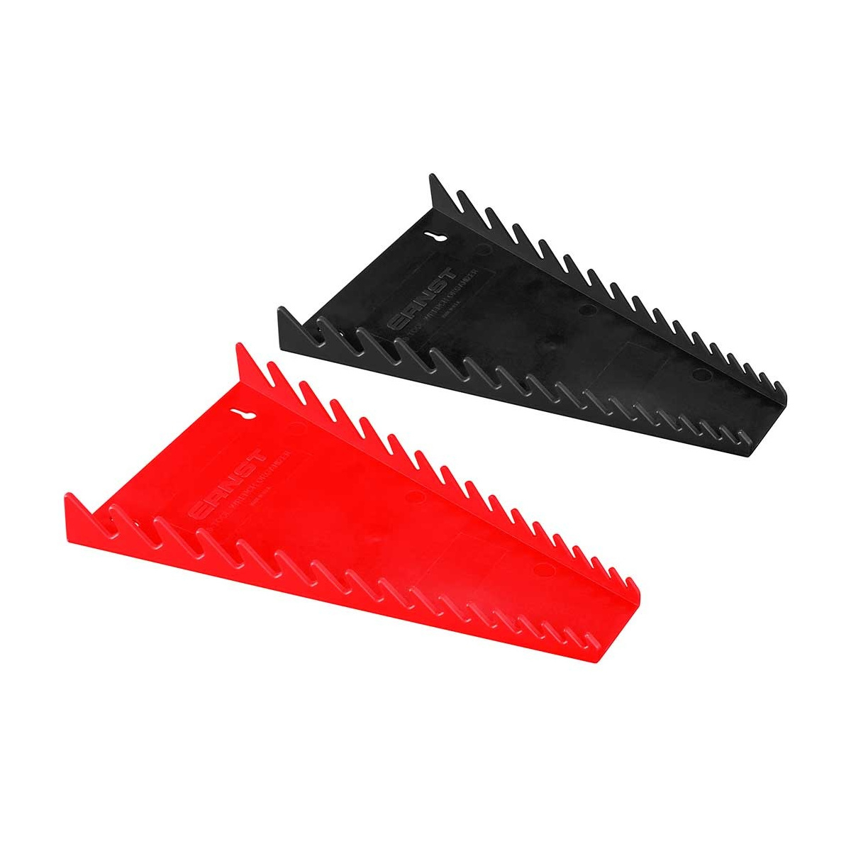 ERN8530 16 Tool Forward Facing Wrench Tray, Red & Black - Pack of 2