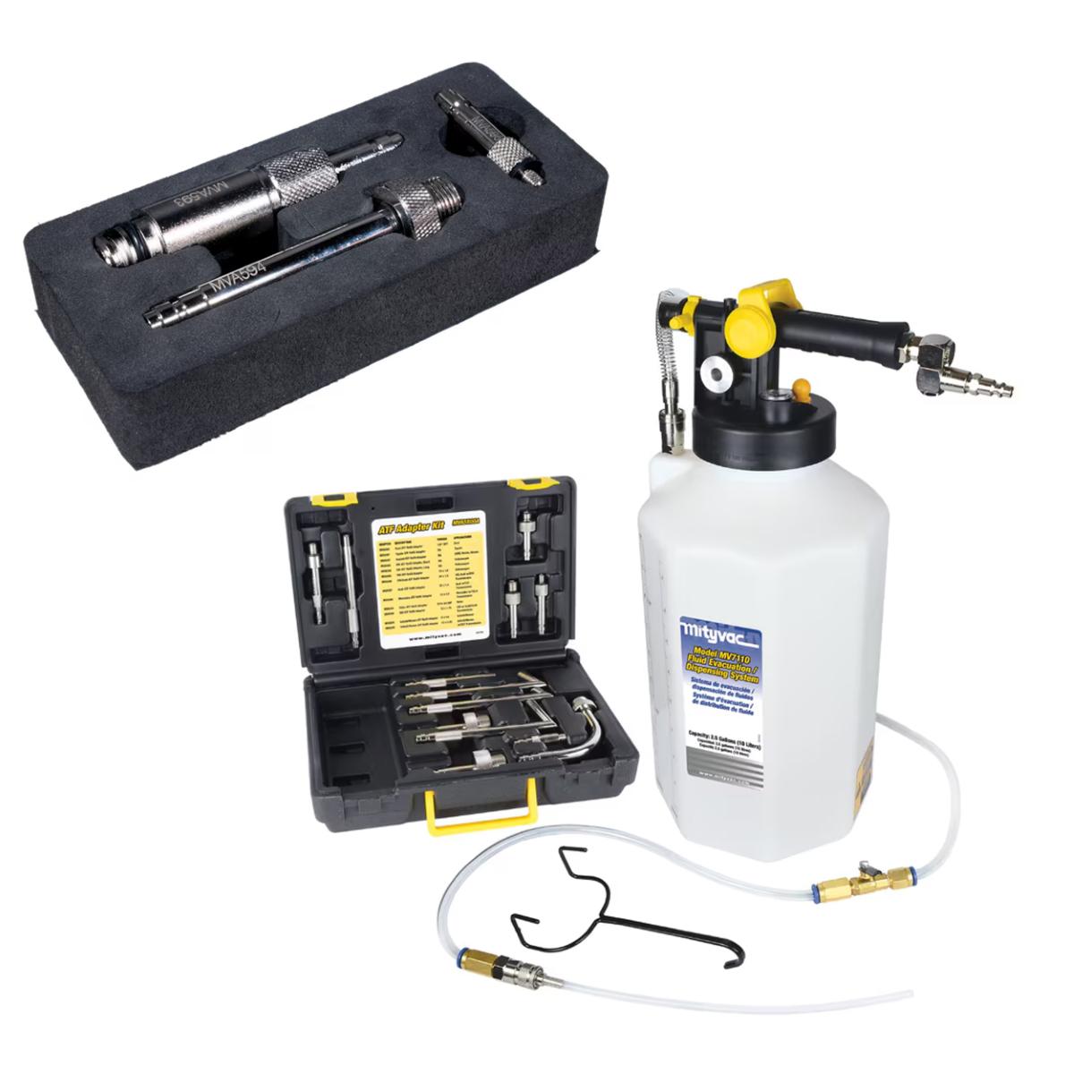MITMVB1020 MV7412 ATF Refill Kit with GM ATF Adapter - Automatic Transmission Fluid Transfer Pump System for GM Sealed Transmissions