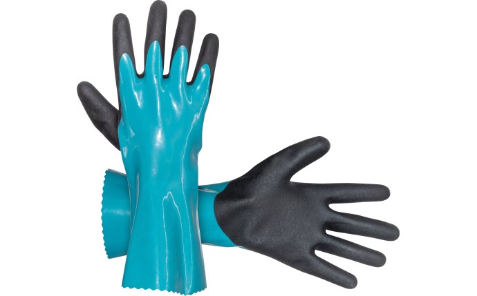 SAS6701702 Chem Defender Nitrile Chemical Resistant Gloves - Small & Medium