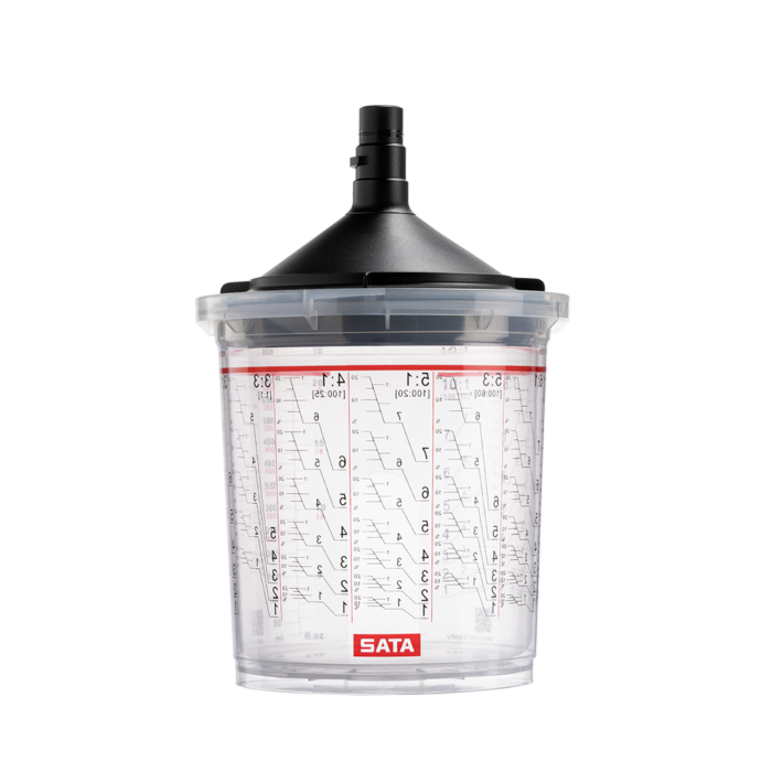 SAT1195834 0.65L LCS Paint Cup - 125M Sieve - Pack of 50