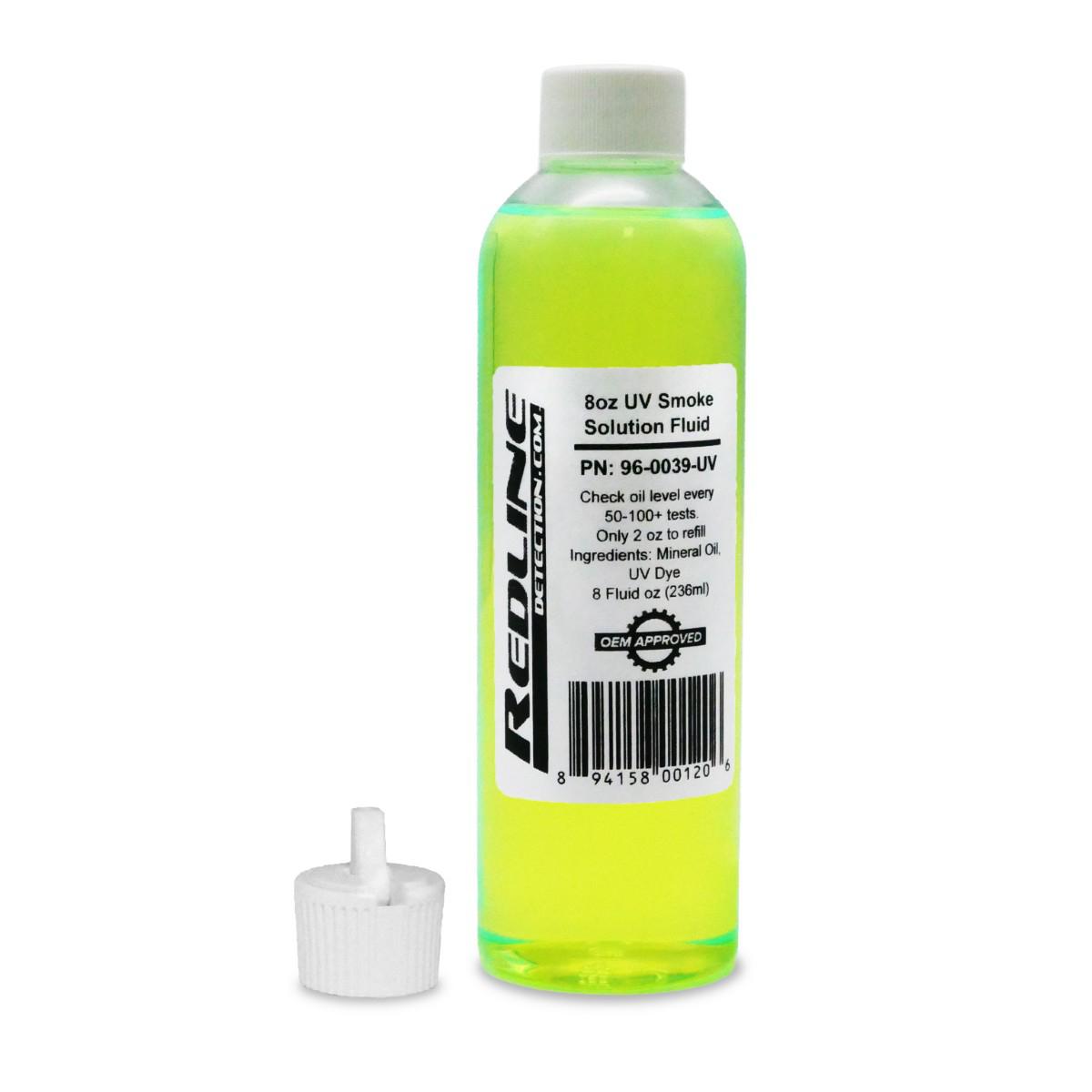 RDL96-0039-UV 8 oz Smoke Producing Fluid for Leak Detection