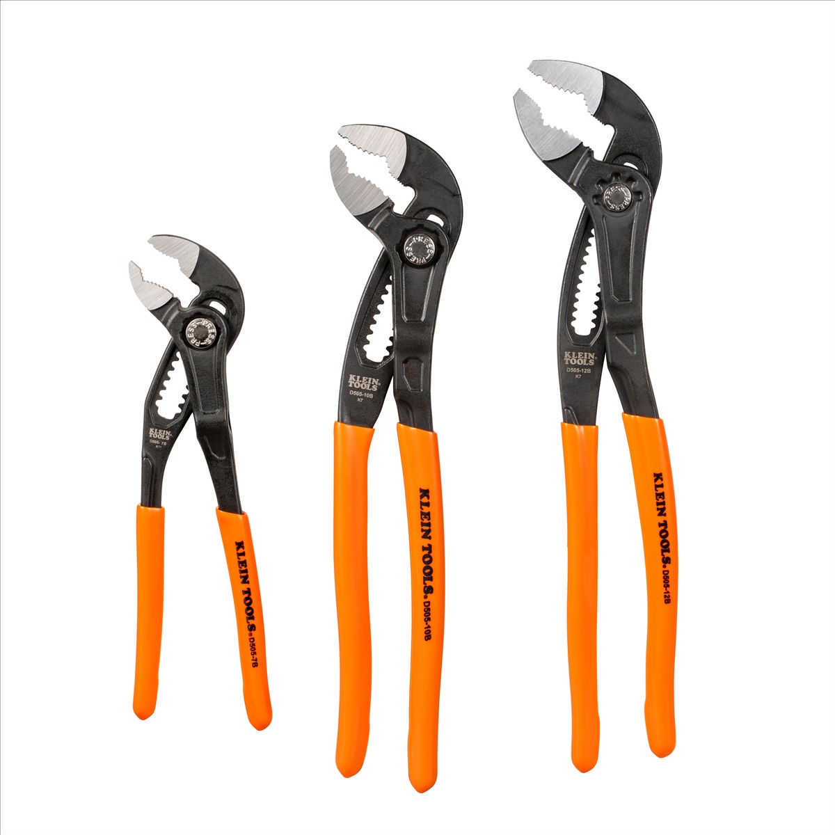 KLED5053BKIT Quick Adjust Klaw Pump Pliers Set - 3 Piece