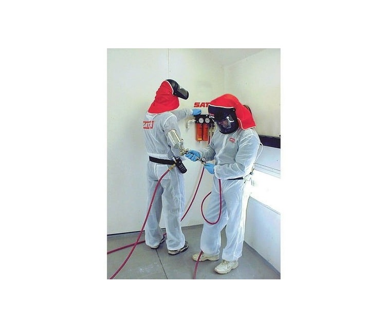 SAT530052W White Paint Suit - Small