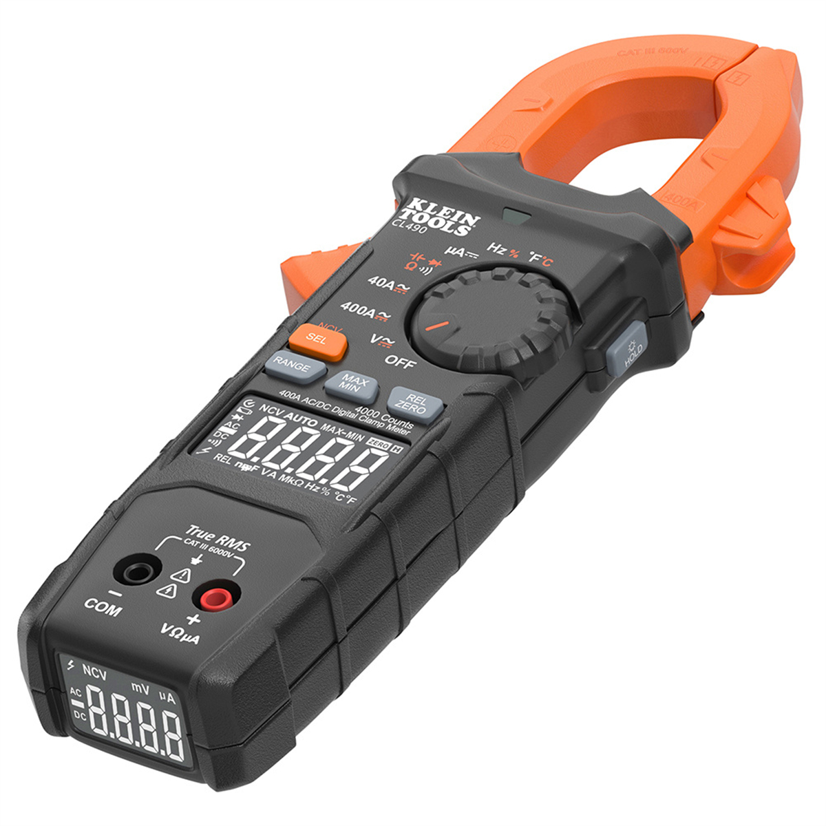 KLECL490 400A AC-DC Dual-Display Auto-Ranging Digital Clamp Meter