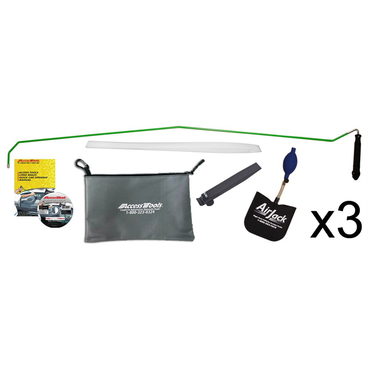 AETOHJS4X3 One Hand Jack Set - Pack of 3